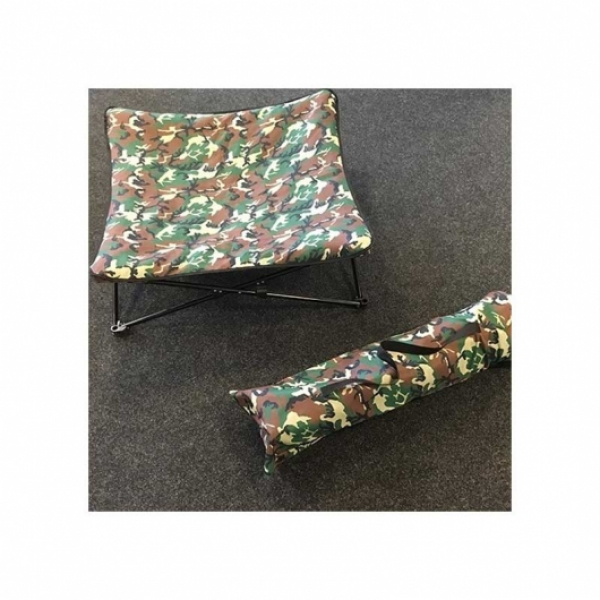 Klappbare Hundeliege Grün Camouflage